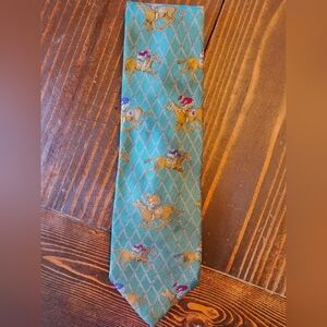 Kentucky Derby Equestrian Patterned Tie